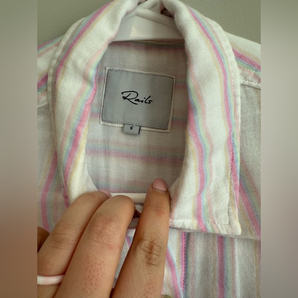 Rails Ellis Gem Stripe Button Up - Picture 7 of 11